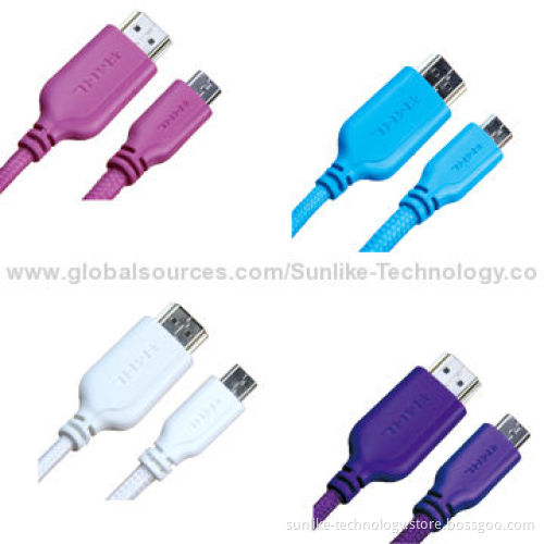 Licensed MHL Adapter, Supports All MHL Mobile and Tablet Devices